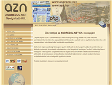 Tablet Screenshot of andrezol.net